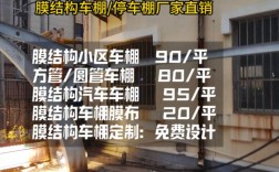 车棚膜布多少钱一平方 车棚膜价格和规格