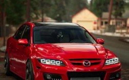 【马自达6红色轿车图片,马自达6红色好看吗】